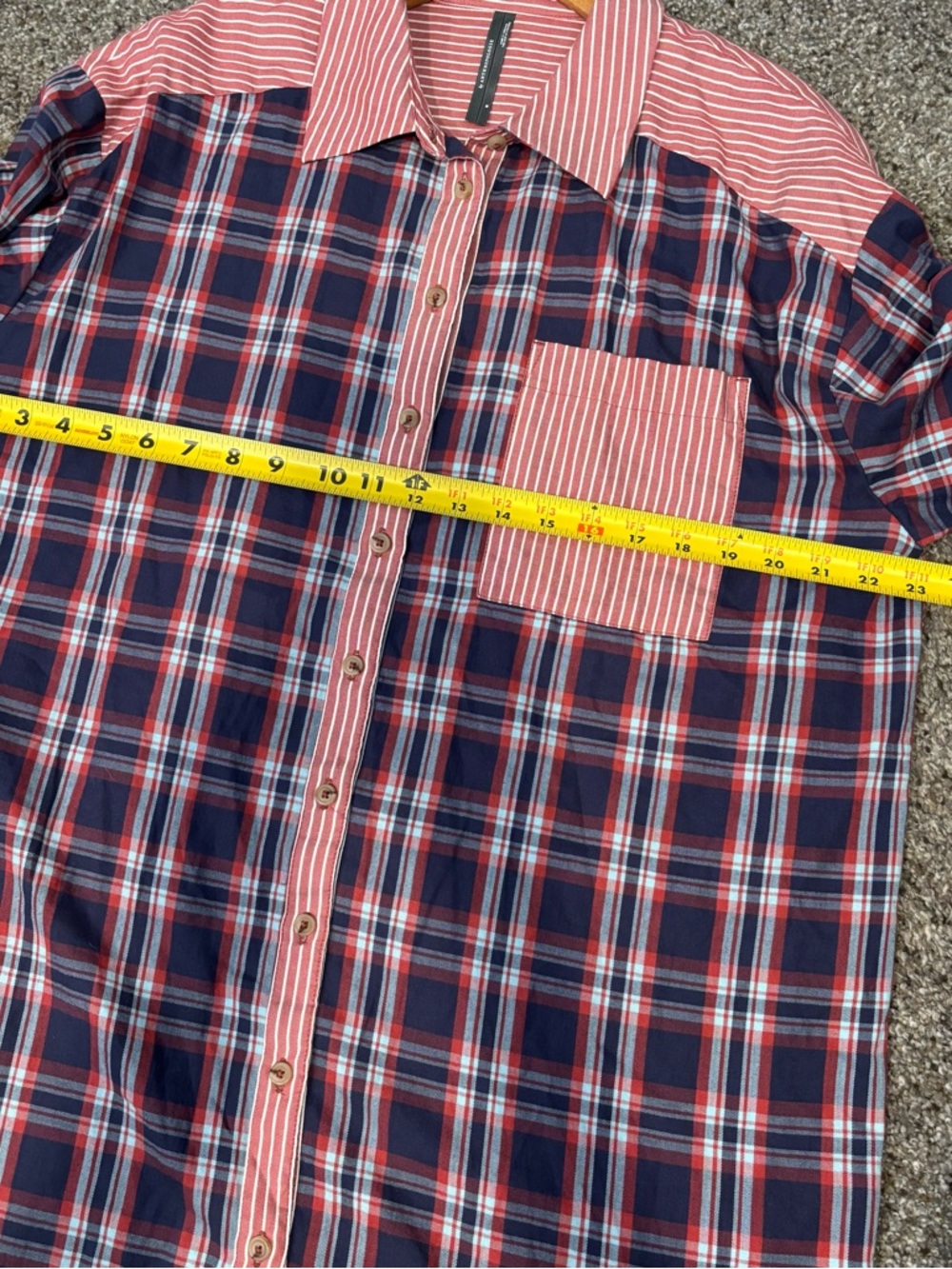 Anthropologie Flannel Boyfriend Buttondown Shirt Medium - Picture 11 of 13